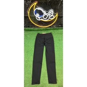 Rawgear Women's Seamless High Waisted Black Yoga Leggings Pants Size S Logo less